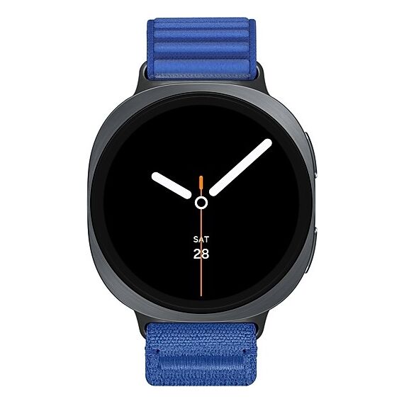 Galaxy Watch8 | 44 мм | Graphite | Fabric/Blue | M/L, Размер: 44 мм, Цвет: Graphite, Тип ремешка: Fabric, Цвет ремешка: Blue, Размер ремешка: M/L, Подключение часов: Bluetooth / Wi-Fi, изображение 2